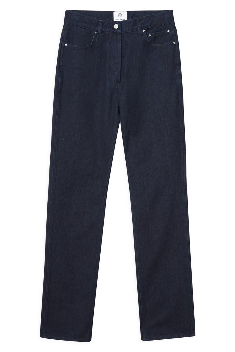 Bennet High Waist Straight Leg Jeans, Alternate, color, MIDNIGHT BLUE