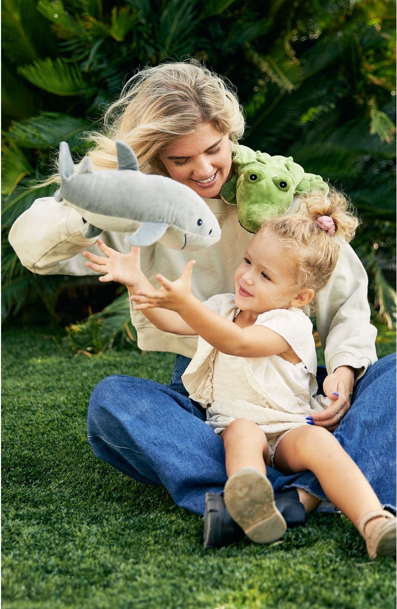 Warmies Shark Plush Toy, Alternate, color, Dark Gray