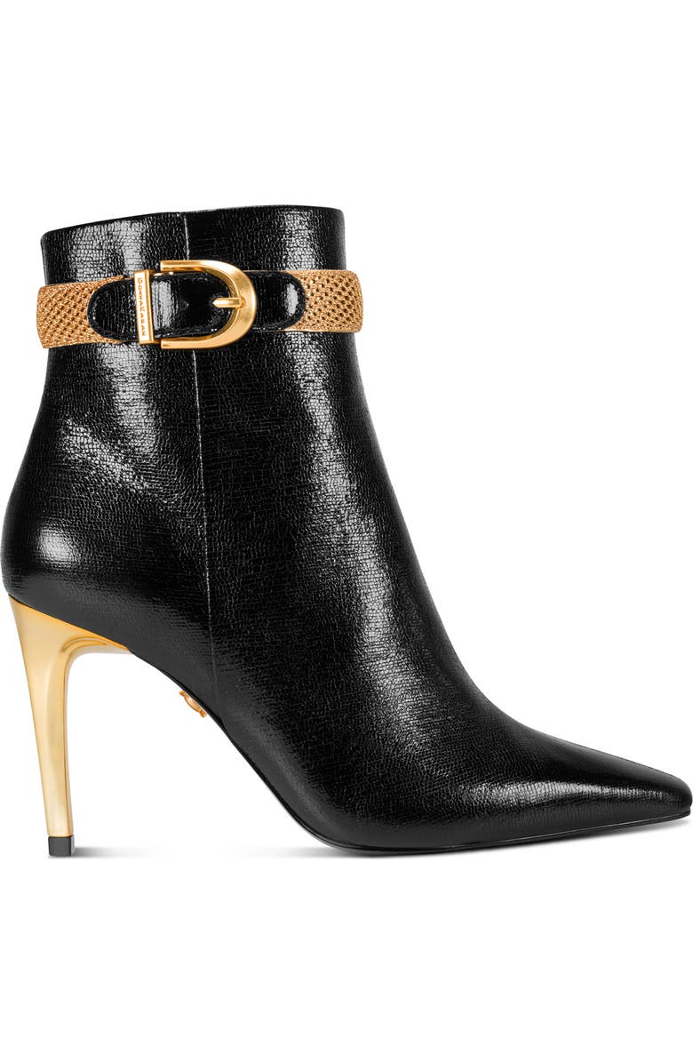 Donna Karan New York Sylvia Stiletto Bootie, Alternate, color, Black/ Gold