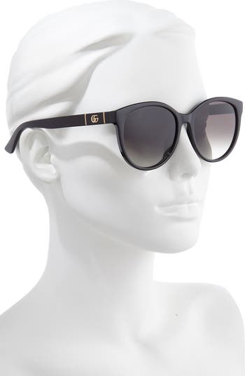 ● GUCCI ● サングラス Cat EyeB lack / Grey / 56mm Gucci 56mm Gradient Cat Eye Sunglasses | Nordstrom