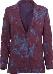 Lords of Harlech Jane Stretch Tencel Tailored Blazer