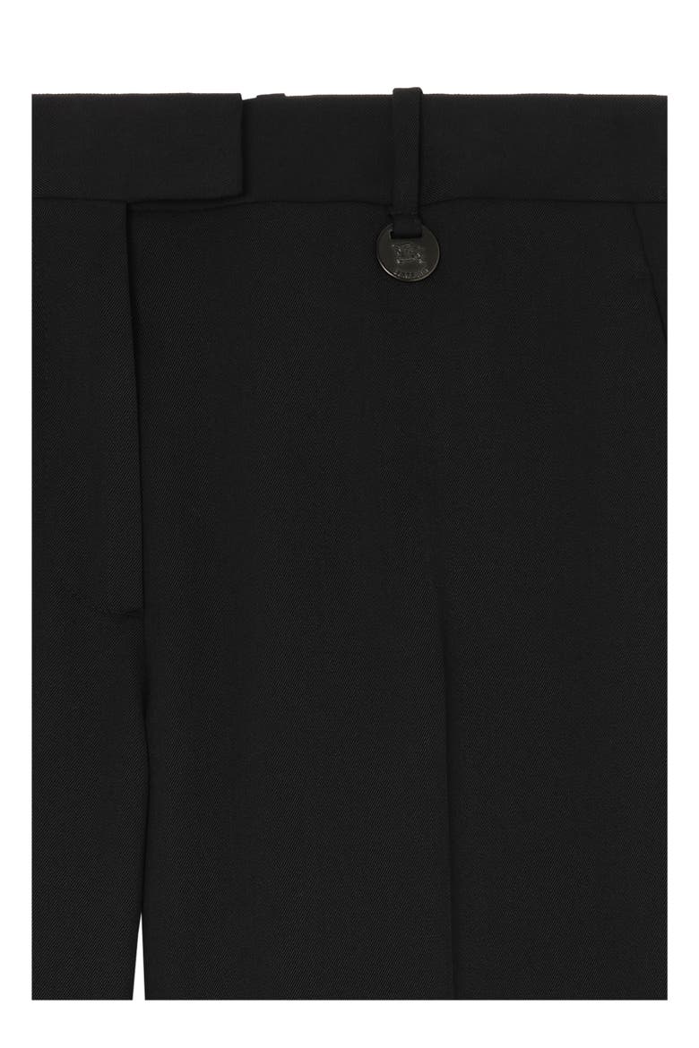Wool Blend Tailored Trousers, Alternate, color, Black