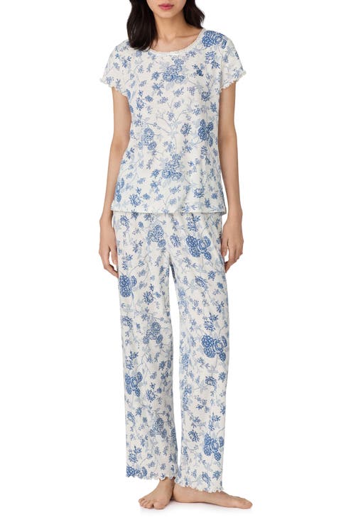 Monogram Crop Pajamas