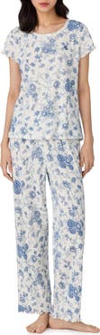 Lauren Ralph Lauren Monogram Crop Pajamas
