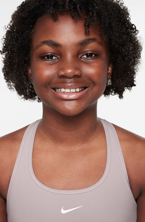 Nike Women's Swoosh Girls' Sports Bra In Neutral