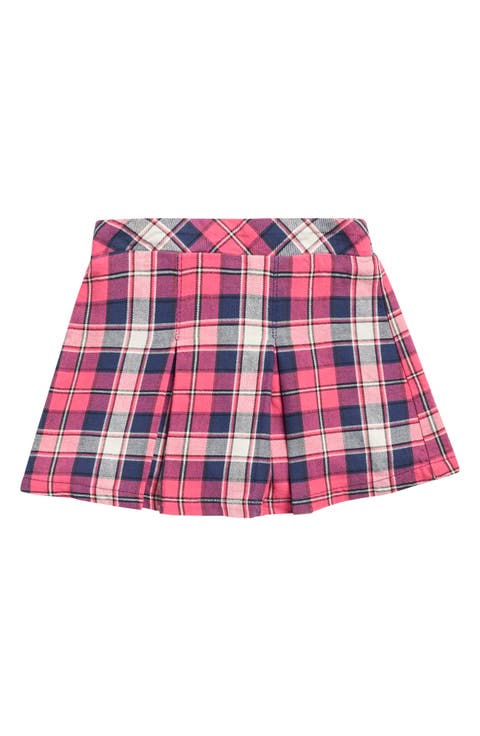Kids' Pleated Plaid Skort (Toddler & Little Kid)