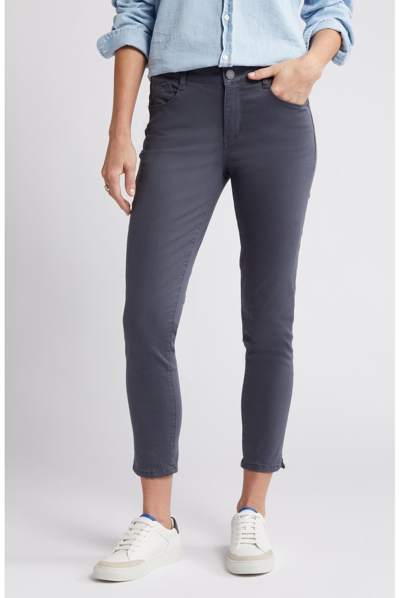 High Waist Ankle Skinny Pants, Alternate, color, SHADOW
