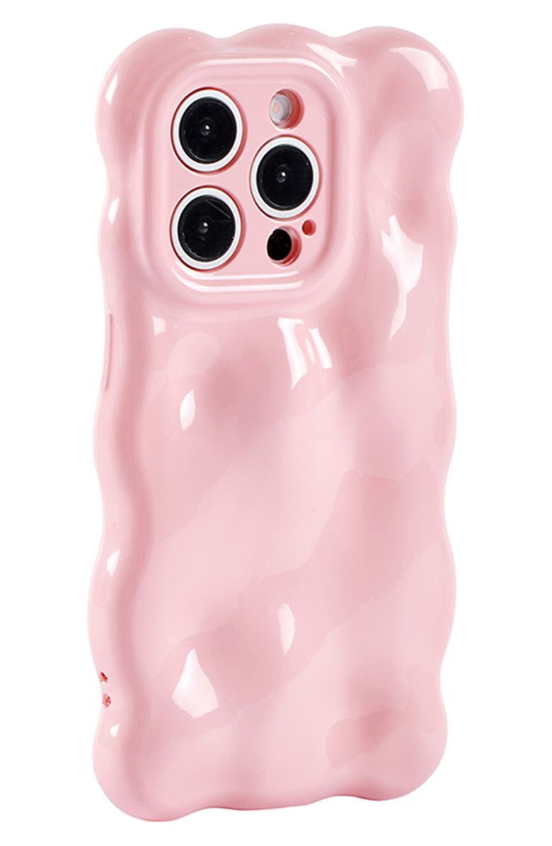 Auramma Bubbles iPhone 15 Pro Max Case, Alternate, color, Baby Pink