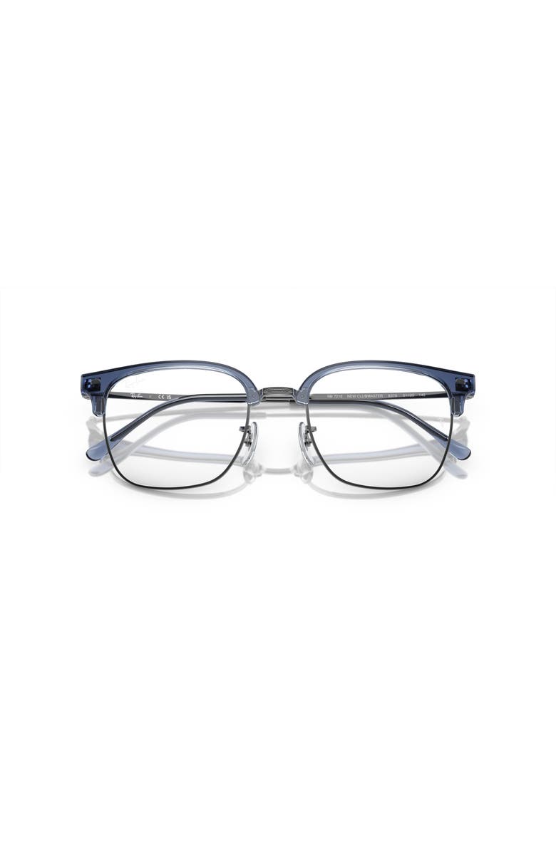 Ray-Ban 51mm Square optical glasses, Alternate, color, Blue