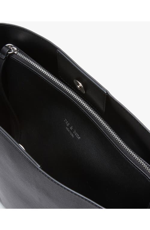 Rag & Bone Parker Leather Bucket Bag In Black