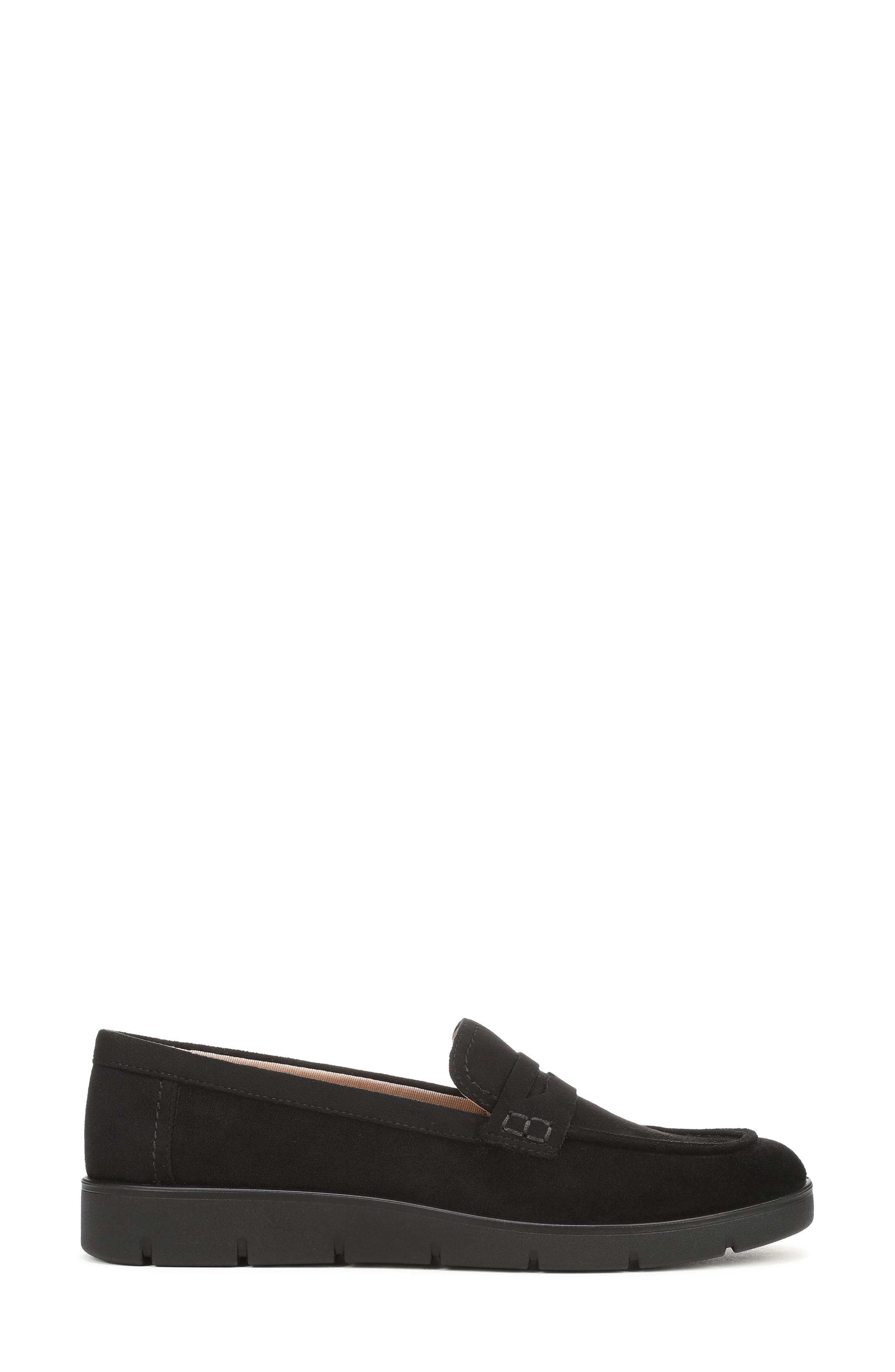 Veronica 2 Penny Loafer, Alternate, color, BLACK