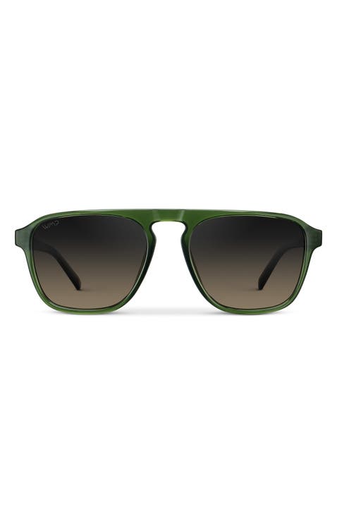 Emerson - 53mm Aviator Polarized Sunglasses