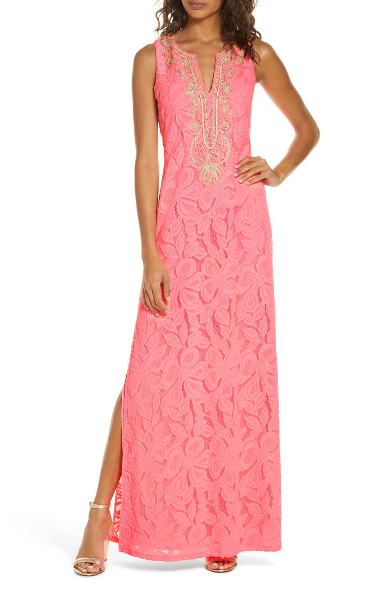 Lilly Pulitzer<sup>®</sup> Carlotta Maxi Dress, Main, color, 