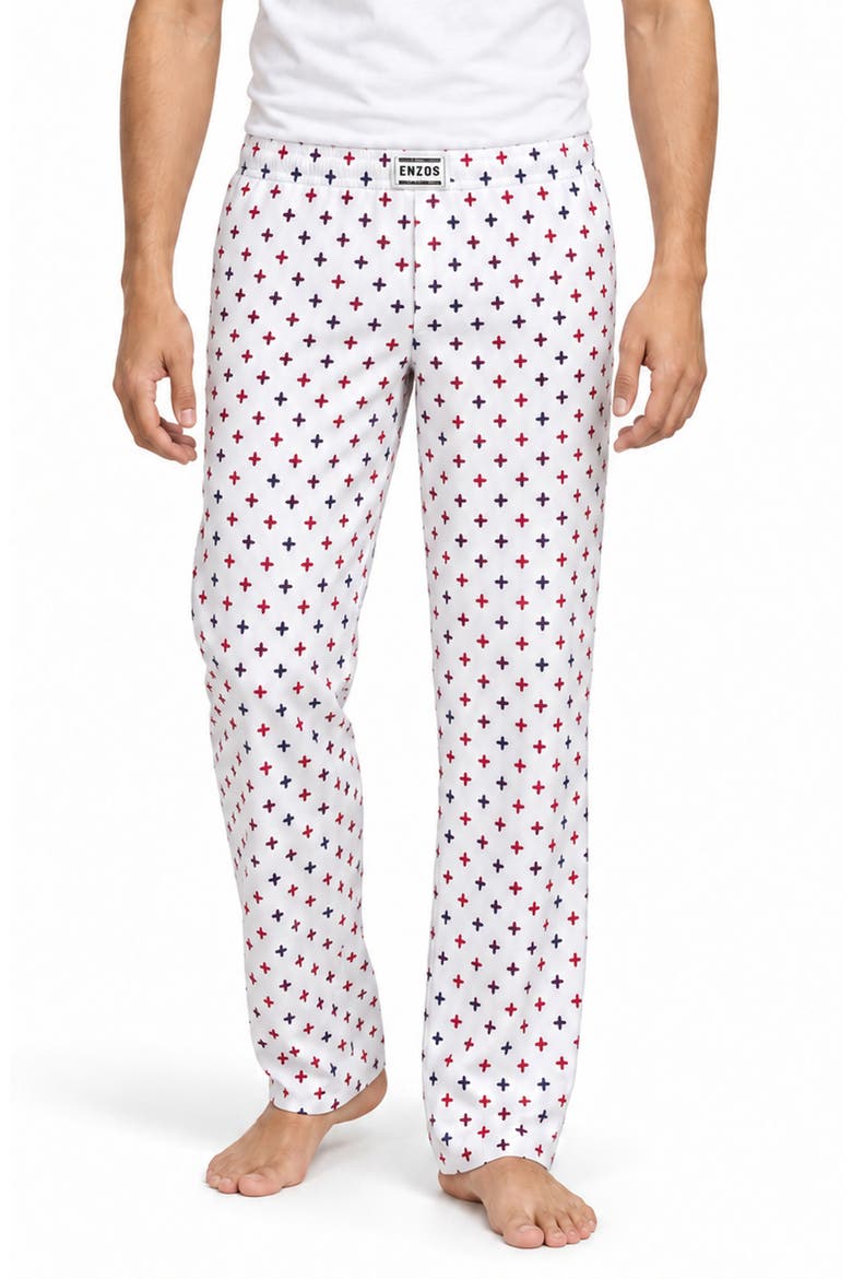 Slacker Pajama Pants, Main, color, CROSS PRINT