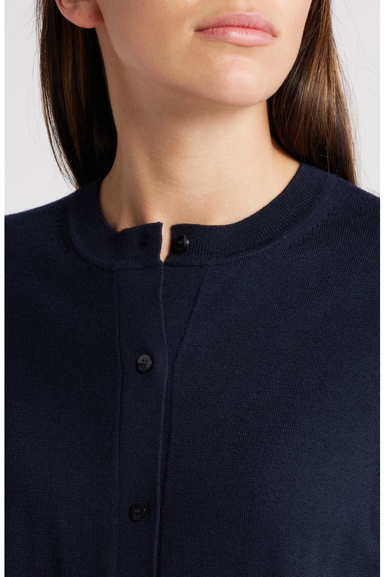 Fadenasi Wool Cardigan Sweater, Alternate, color, SKY CAPTAIN