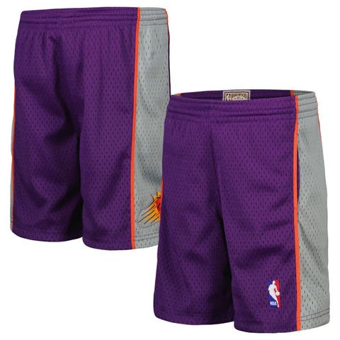 Youth Mitchell & Ness Purple Phoenix Suns Hardwood Classics Swingman Shorts