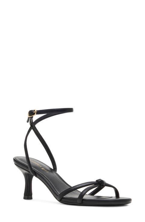 Red Ankle Strap Sandal