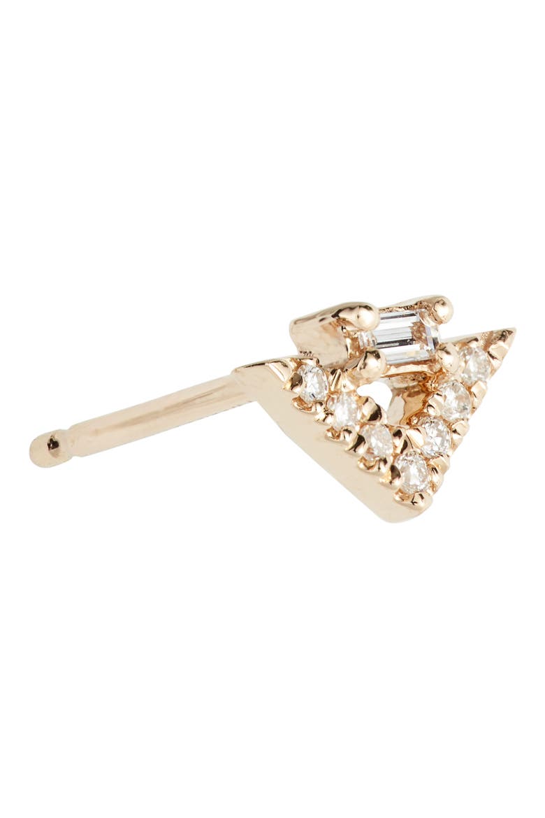 Sadie Diamond Stud Earrings, Alternate, color, YELLOW GOLD