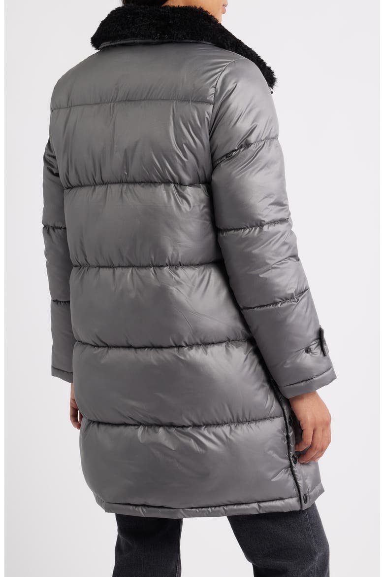 Puffer Coat with Removable Hood, Alternate, color, GREY