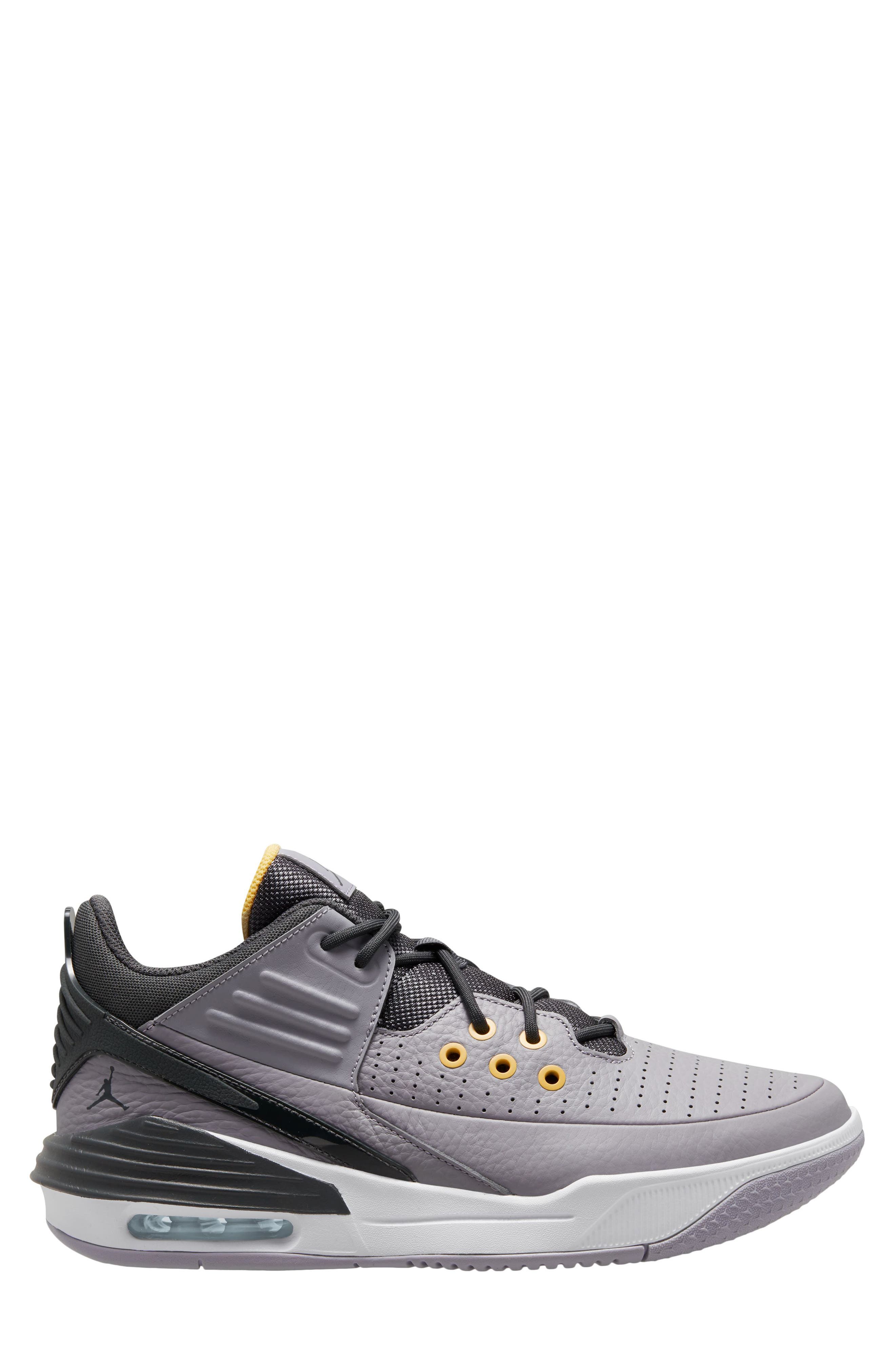 Max Aura 5 Sneaker, Main, color, GREY/ ANTHRACITE/ GOLD/ WHITE