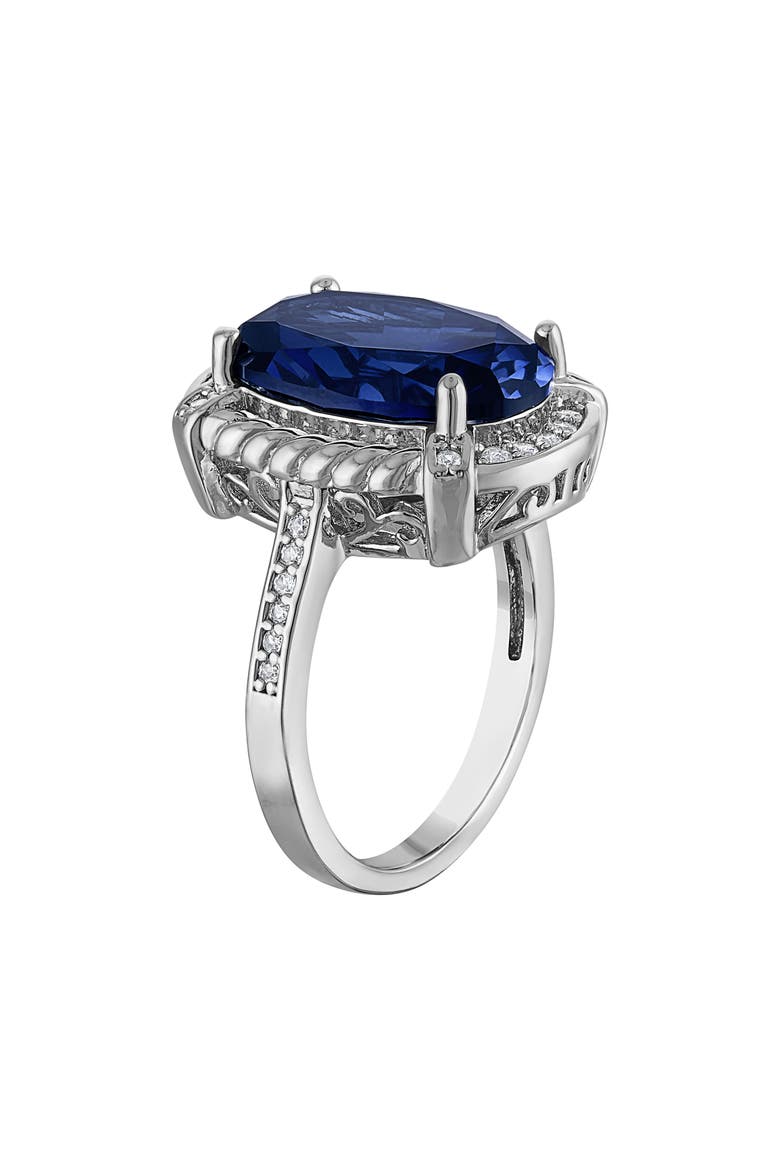 Created Sapphire Statement Ring, Alternate, color, SAPPHIRE