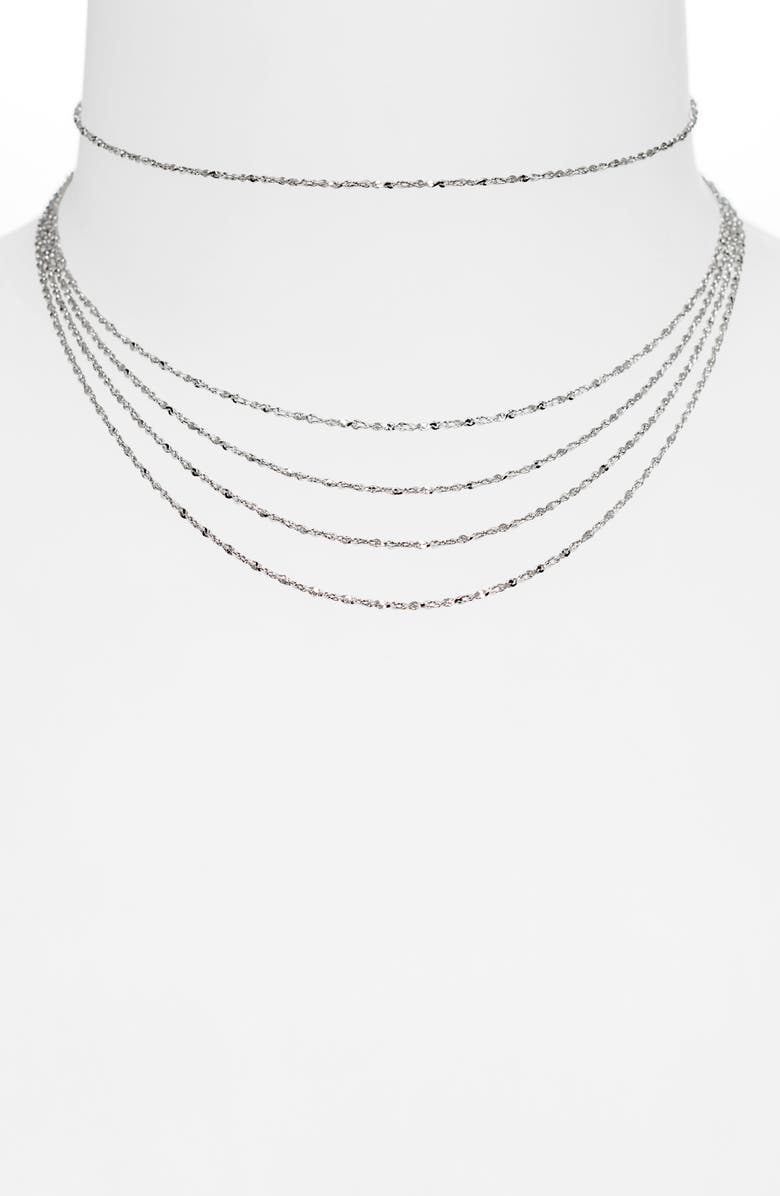 Panacea Five-Strand Choker, Main, color, 
