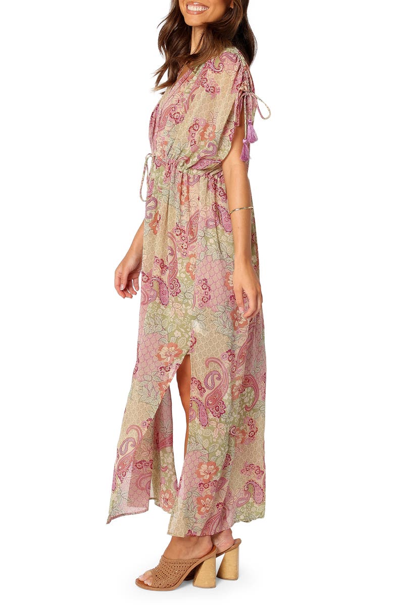 Petal & Pup Cyril Print Maxi Dress, Alternate, color, Iris Oasis
