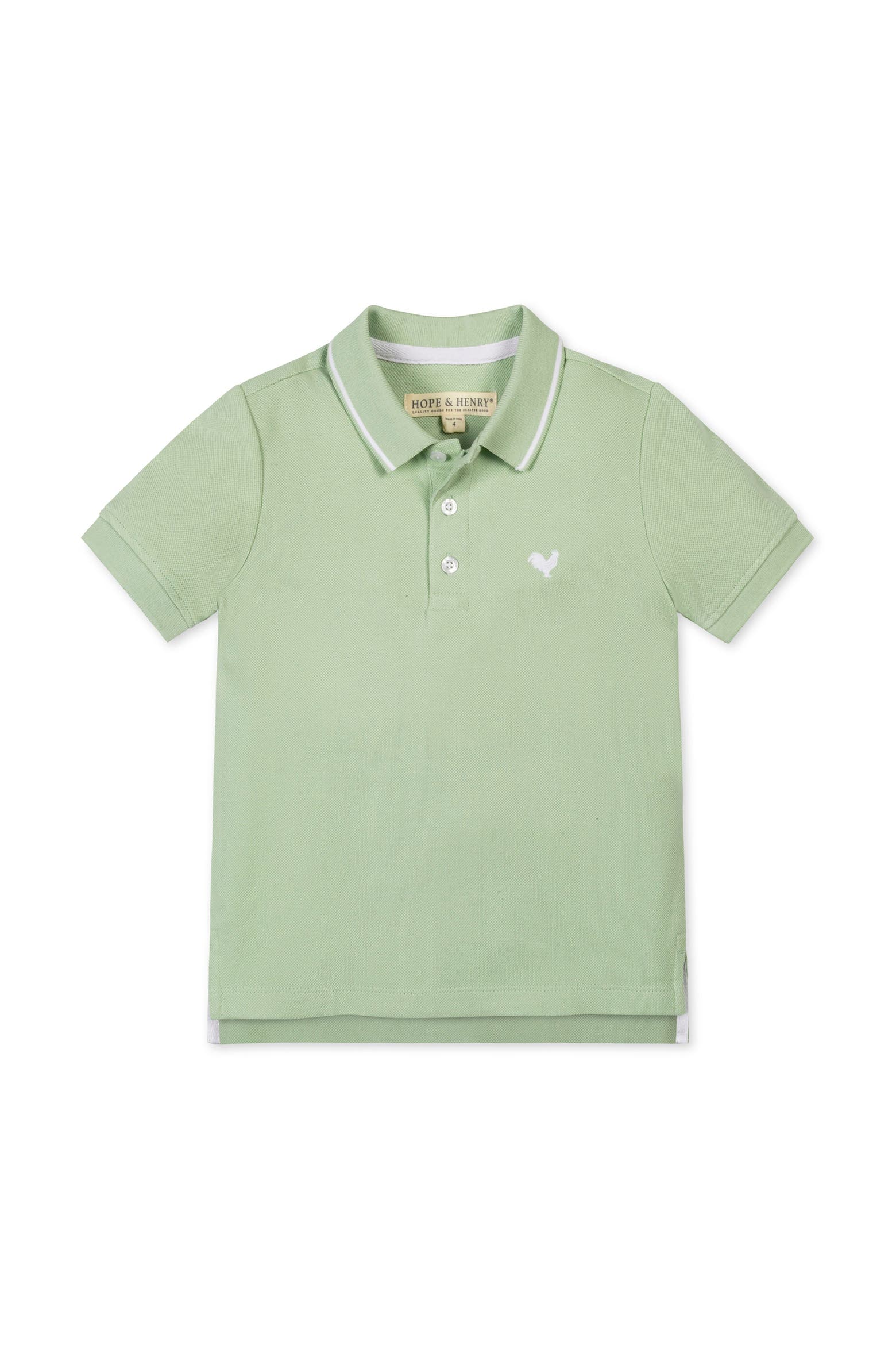 Henry D Rack Hope & Henry Kids' Organic Short Sleeve Knit Pique Polo Shirt | Nordstrom