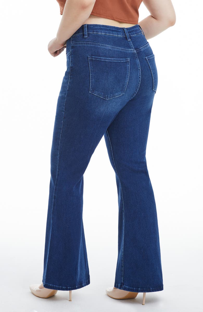 Bayeas High Waist Flare Jeans, Alternate, color, Dark Blue