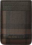 Burberry City Check Magnetic Card Case