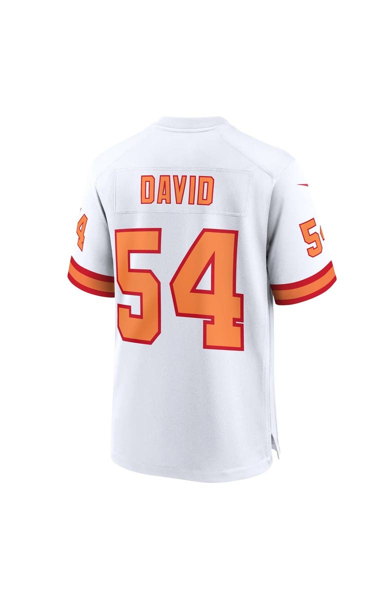 Nike Men's Nike Lavonte David White '76 Tampa Bay Buccaneers 50th Season Game Jersey, Alternate, color, White