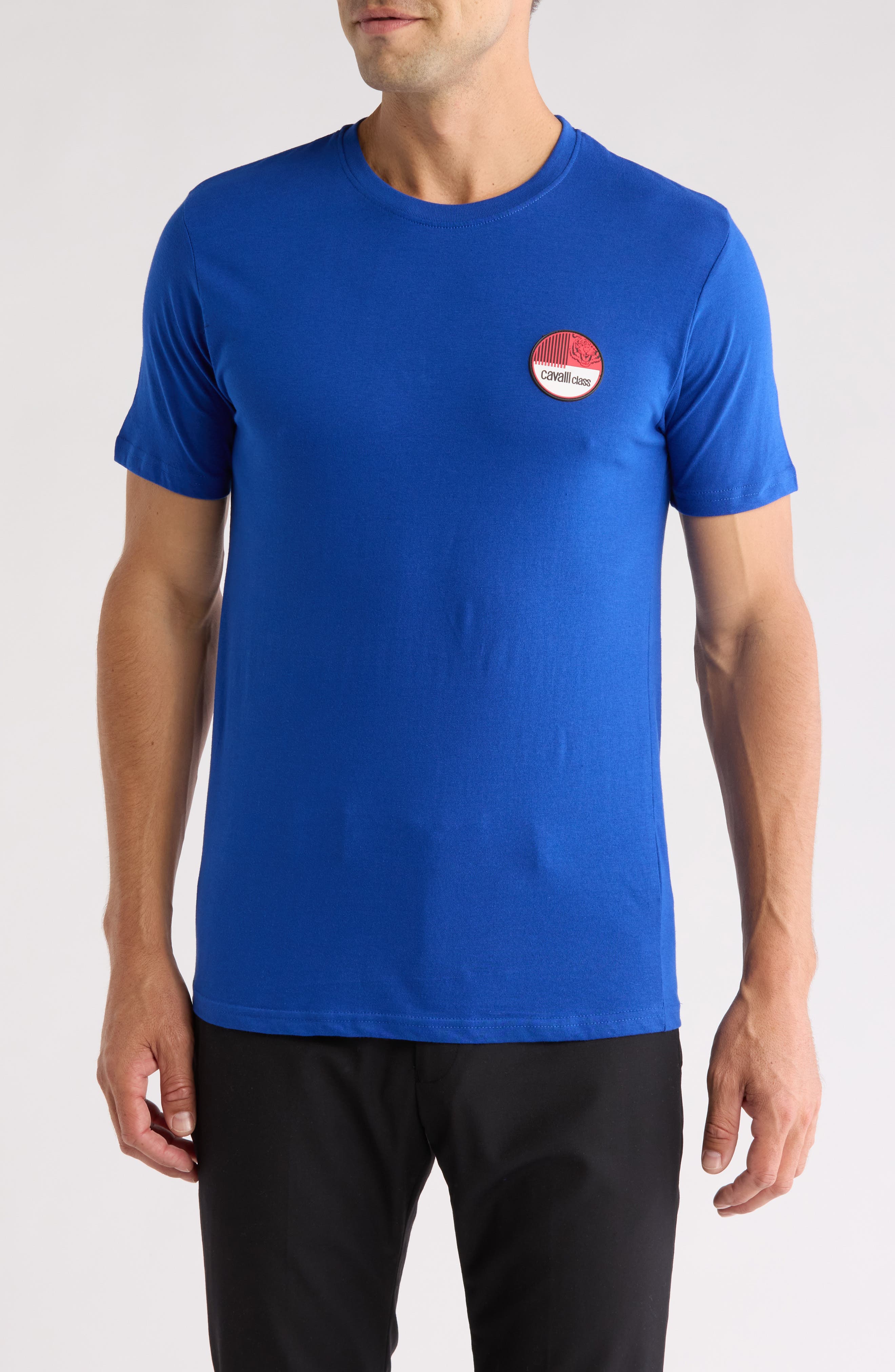 Cavalli Class Short Sleeve Graphic Print T-Shirt