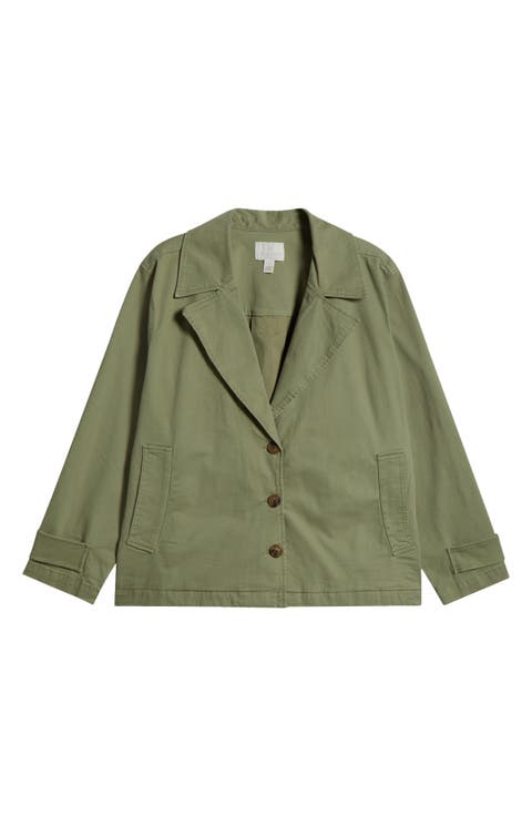 Swing Trench Jacket (Plus)