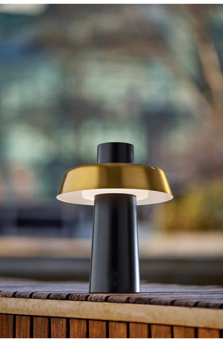 ADESSO LIGHTING Pirlo LED Cordless Table Lamp, Alternate, color, Black