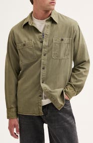 Madewell Cotton Button-Up Work Shirt