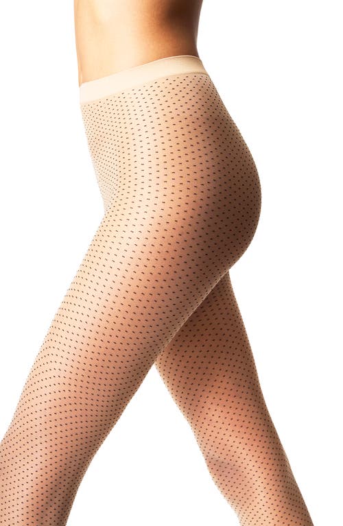 Wolford Mini Dot 20 Tights In Transparent