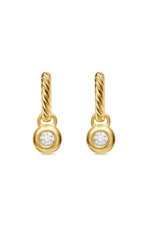 Petite Cable Huggie Hoop Earrings