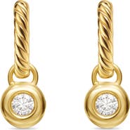 David Yurman Petite Cable Huggie Hoop Earrings