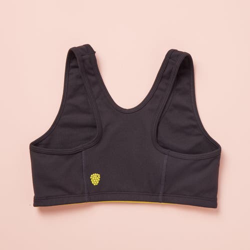 Yellowberry Half Moon High-impact Sports Bra In Black Night