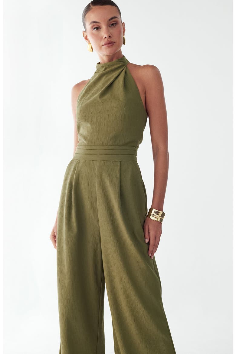 Alma Jumpsuit, Alternate, color, Olive Green