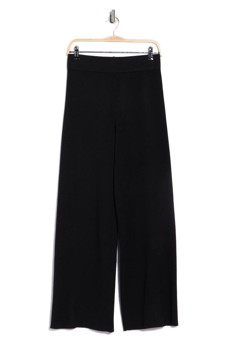 Ribbed Pants, Alternate, color, RICH BLACK