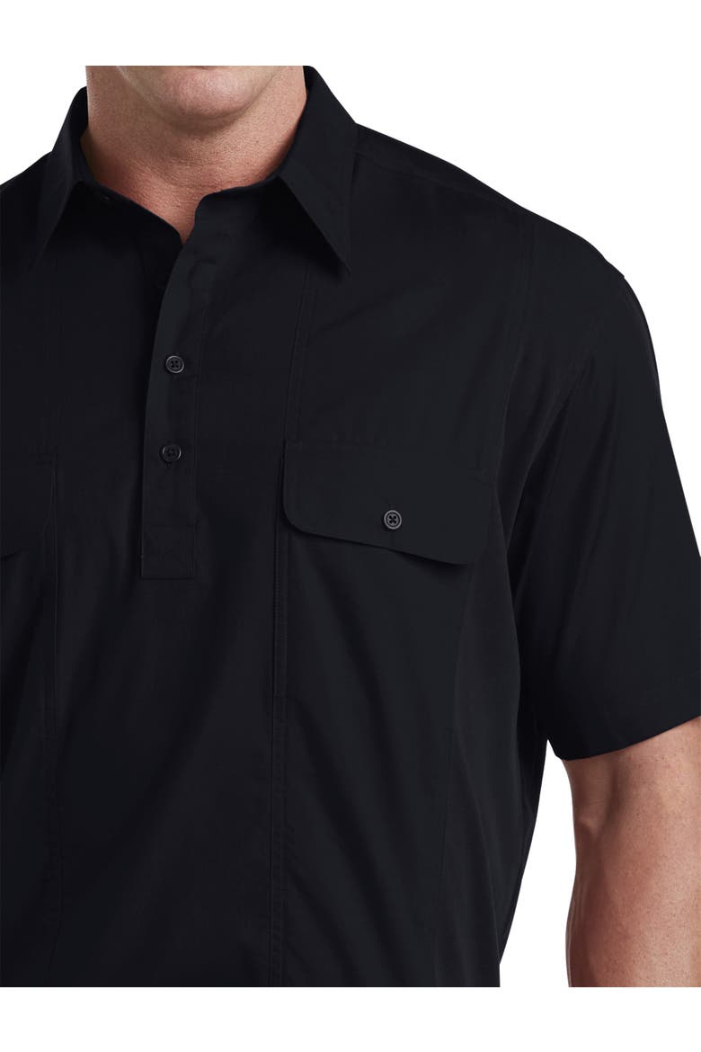 Banded-Hem Polo Shirt, Alternate, color, NAVY