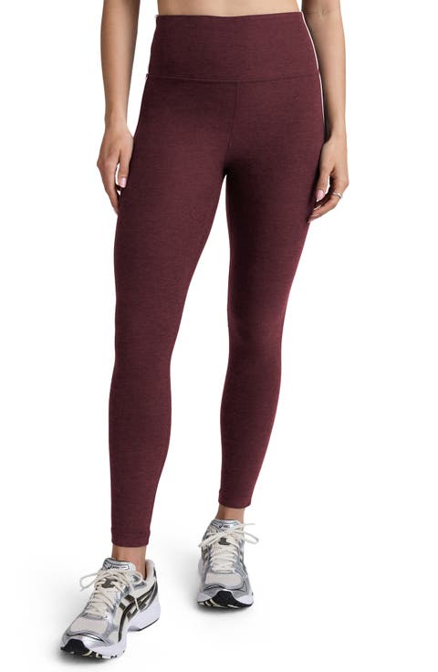 Space Dye High Waist Midi Leggings