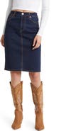 1822 Denim High Waist Denim Skirt