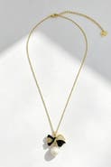 Classicharms Butterfly Pearl Drop Necklace