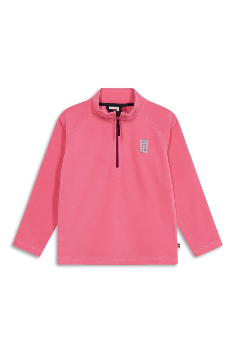 Kids' Fleece Half Zip Pullover, Main, color, PINK