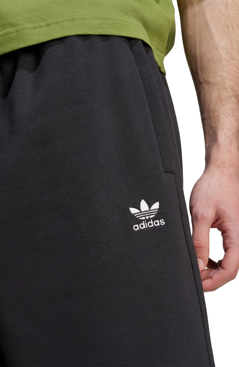 adidas Essential Baggy Fit Sweat Shorts, Alternate, color, Black