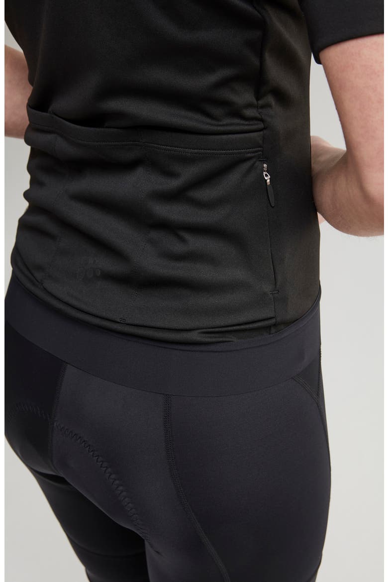Essence Jersey Bike Top, Alternate, color, BLACK