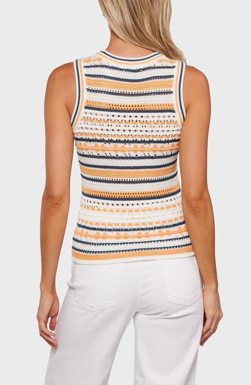 Matty M . Palermo Open Stitch Top In Multi