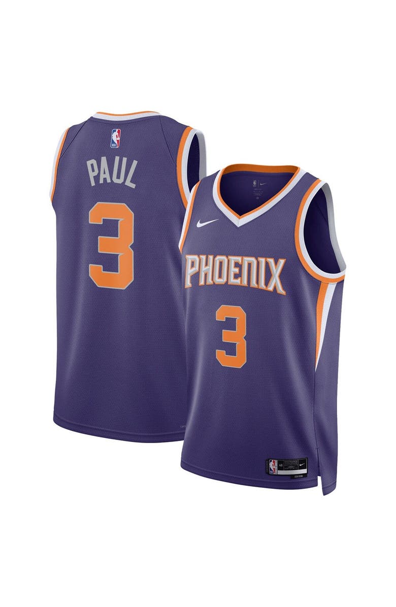 Nike Unisex Nike Chris Paul Purple Phoenix Suns Swingman Jersey - Icon Edition, Alternate, color, 